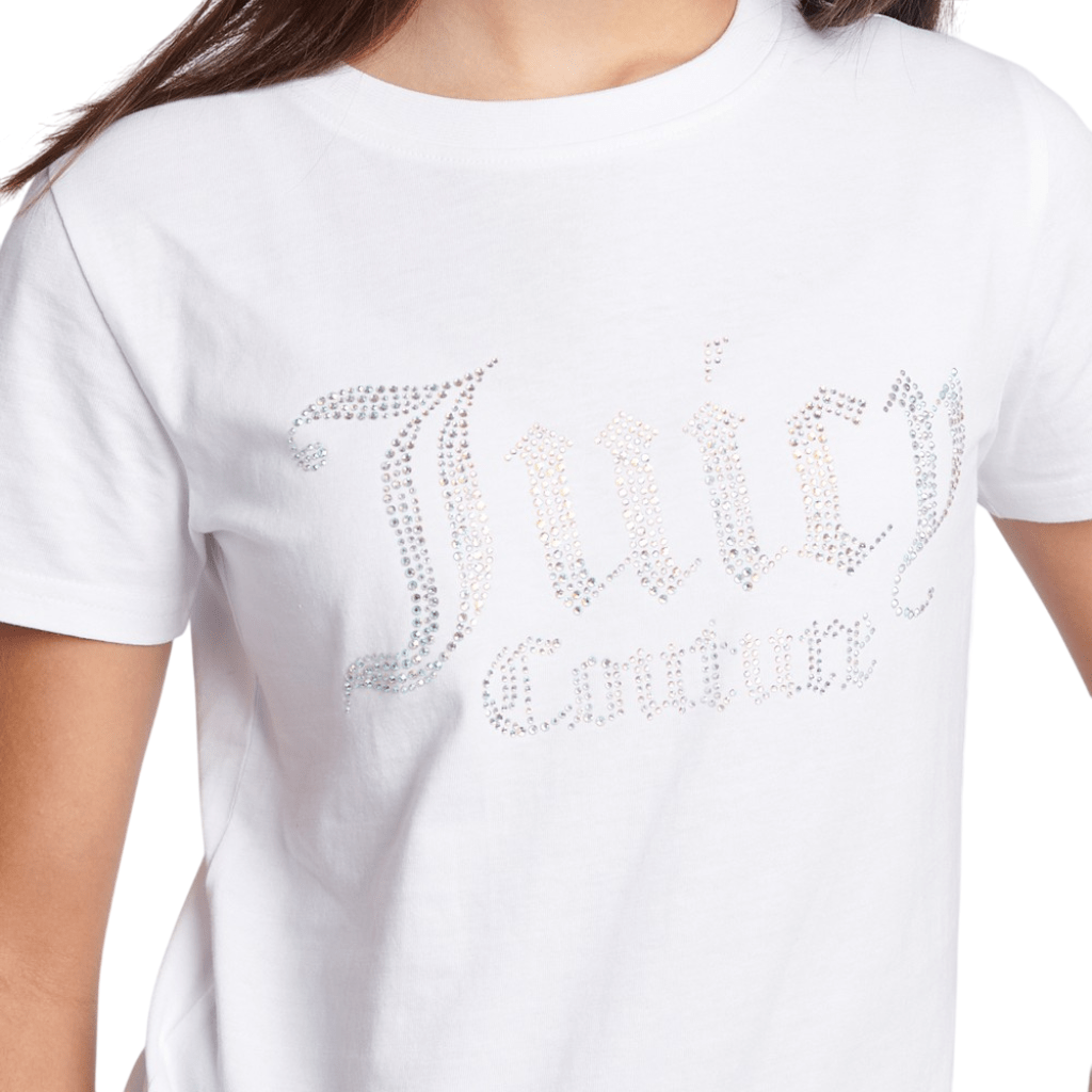 Juicy Couture Diamante Fitted Tee JuniorAlive & Dirty