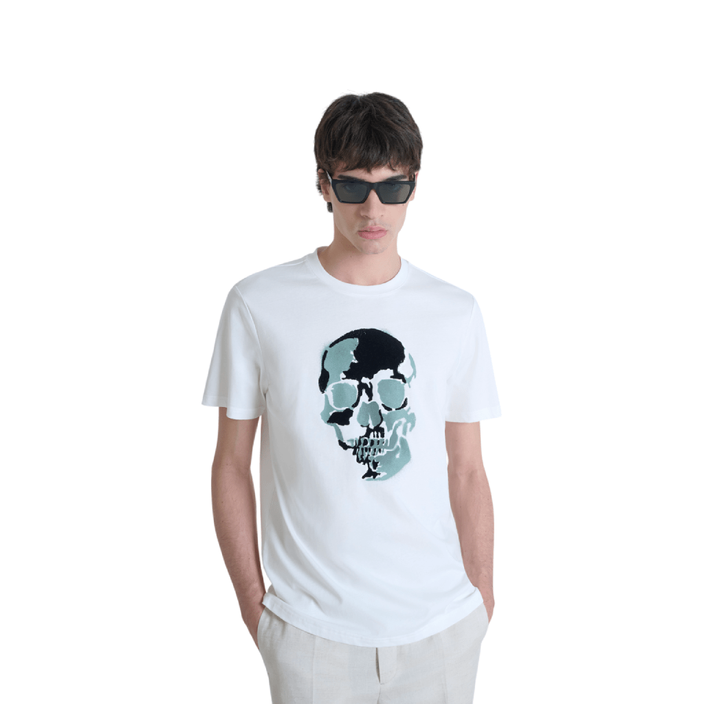 Antony Morato Skull T-Shirt MenAlive & Dirty