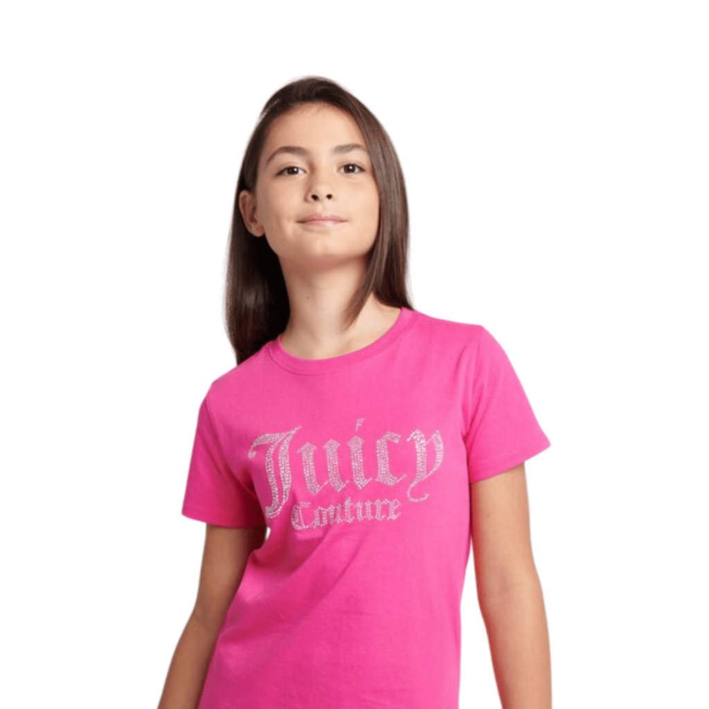 Juicy Couture Diamante Fitted Tee JuniorAlive & Dirty