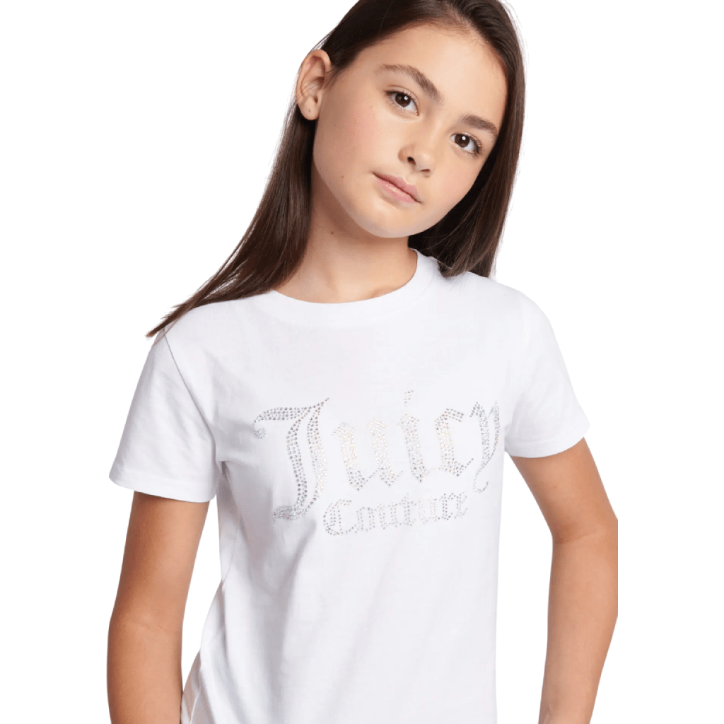 Juicy Couture Diamante Fitted Tee JuniorAlive & Dirty