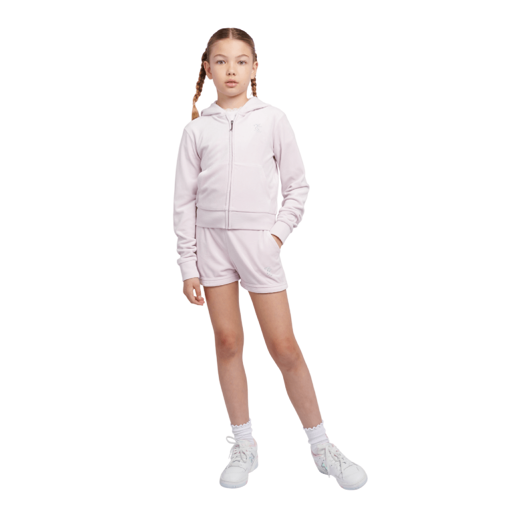 Juicy Couture Diamante Velour Short JuniorAlive & Dirty