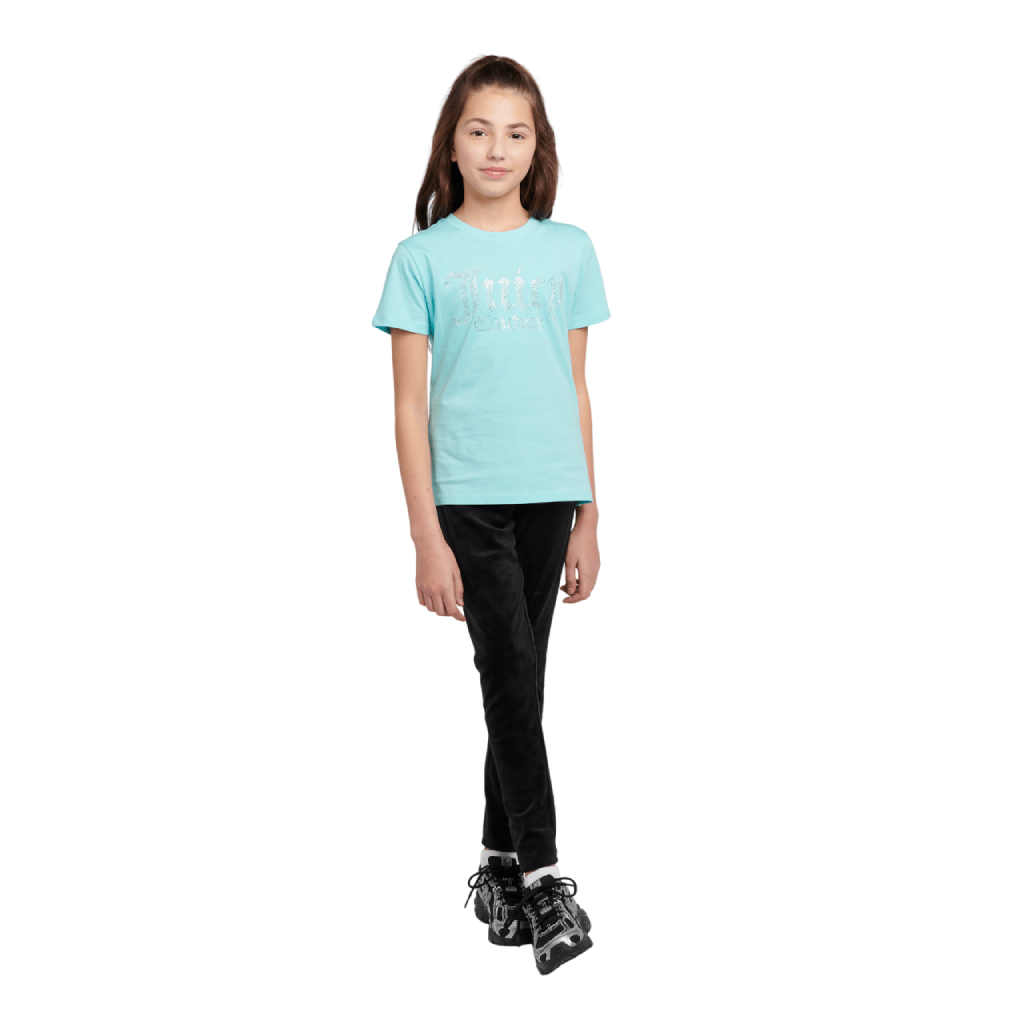 Juicy Couture Diamante Fitted Tee JuniorAlive & Dirty
