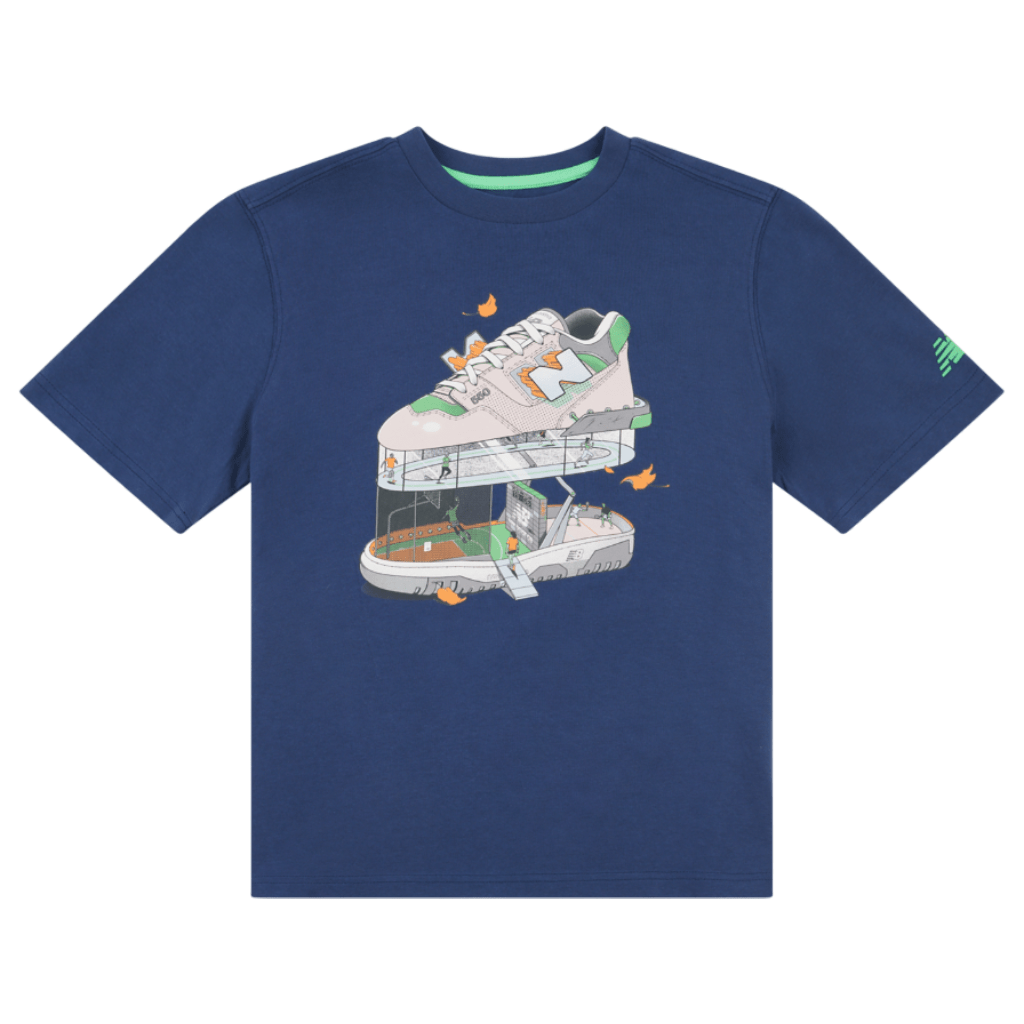 New Balance Illustrated T-Shirt JuniorAlive & Dirty