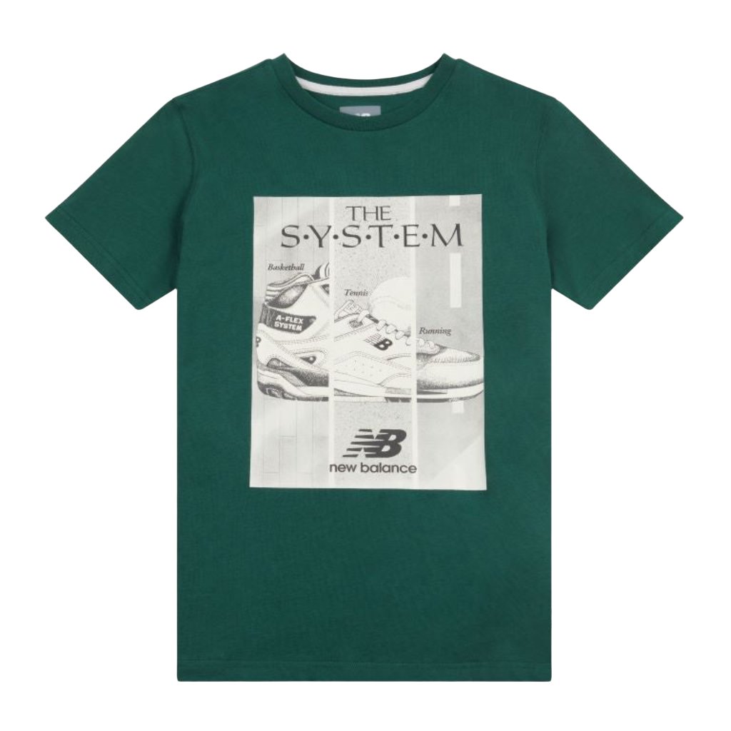 New Balance The System Graphic Tee JuniorAlive & Dirty 