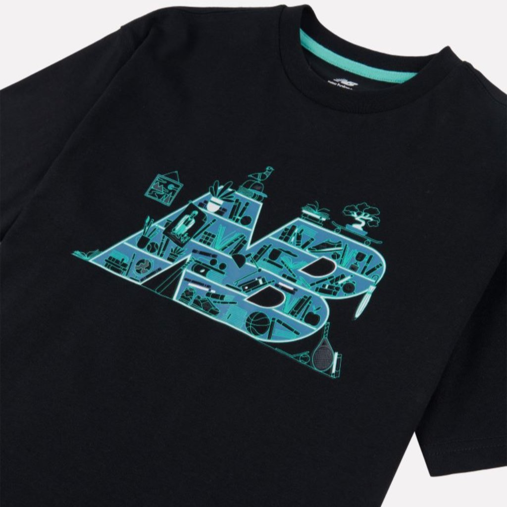 New Balance Intellect Graphic Tee JuniorAlive & Dirty 