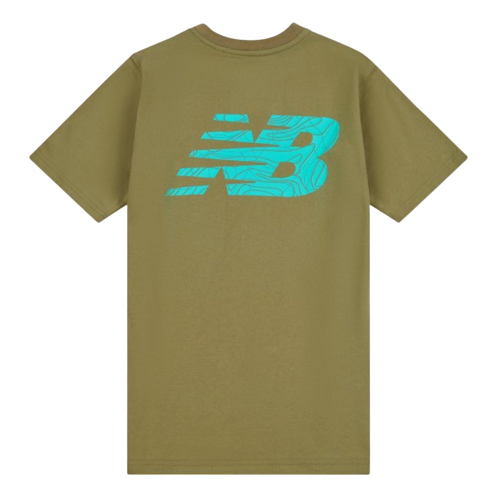 New Balance Athletics AOP Fill Logo Tee JuniorAlive & Dirty 