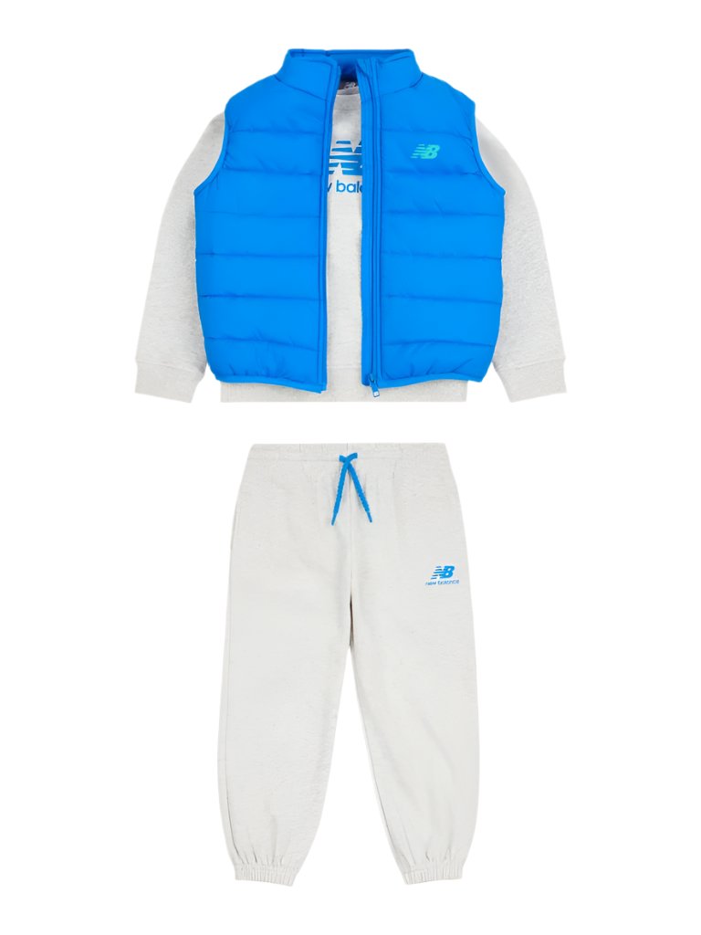 New Balance Gilet and Crew Jogger Set BabyAlive & Dirty 