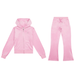 Juicy Couture Diam FZ BC Tracksuit JuniorAlive & Dirty 